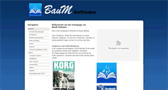 Desktop Screenshot of baum-software.ch